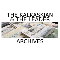 Kalkaskian and The Leader newspaper archives